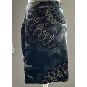 Desigual Rainbow Size Large Women's Floral Printed Skirt‎ Botanical